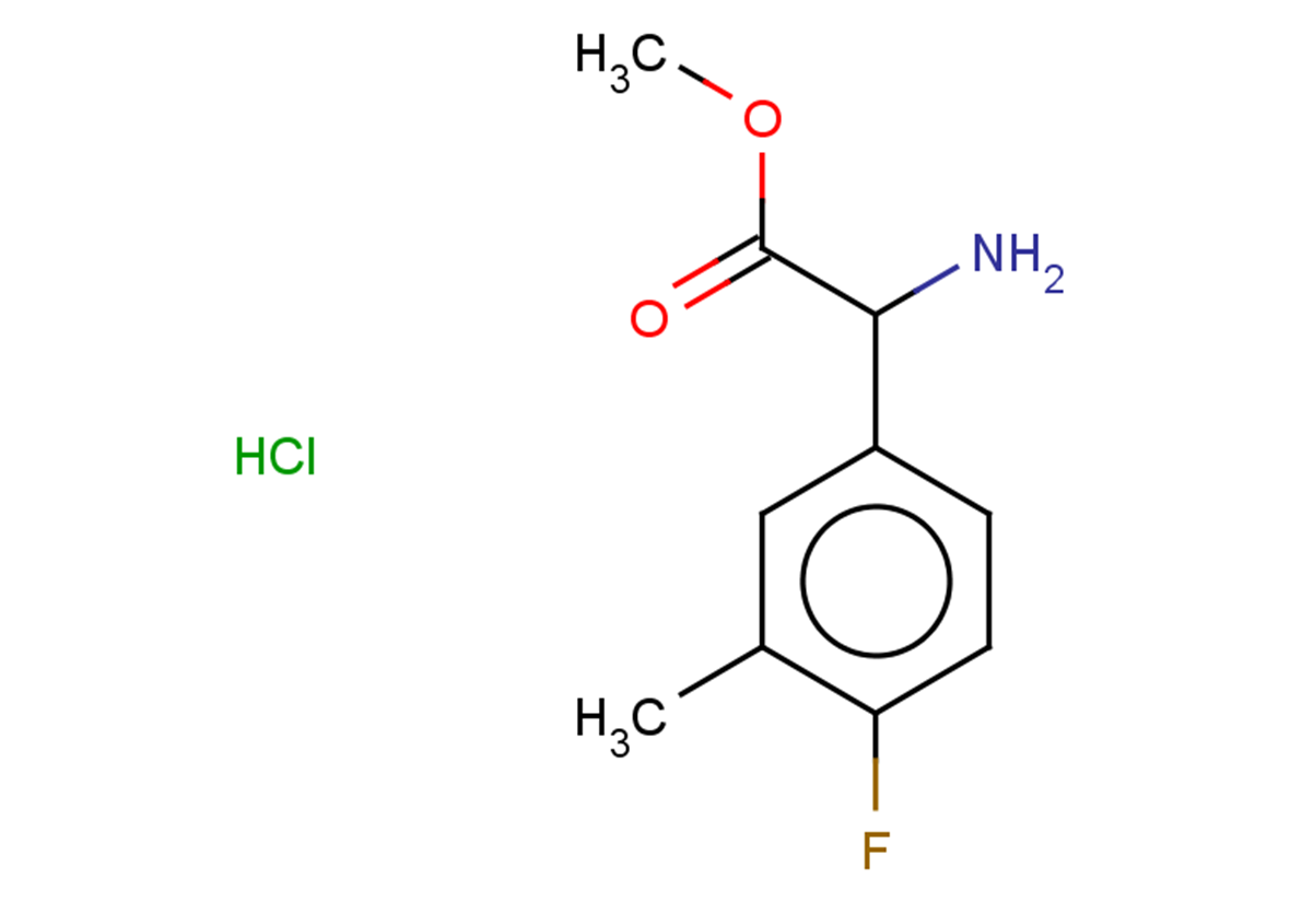 methyl 2-amino-2-(4-fluoro-3-methylphenyl)acetate hydrochloride