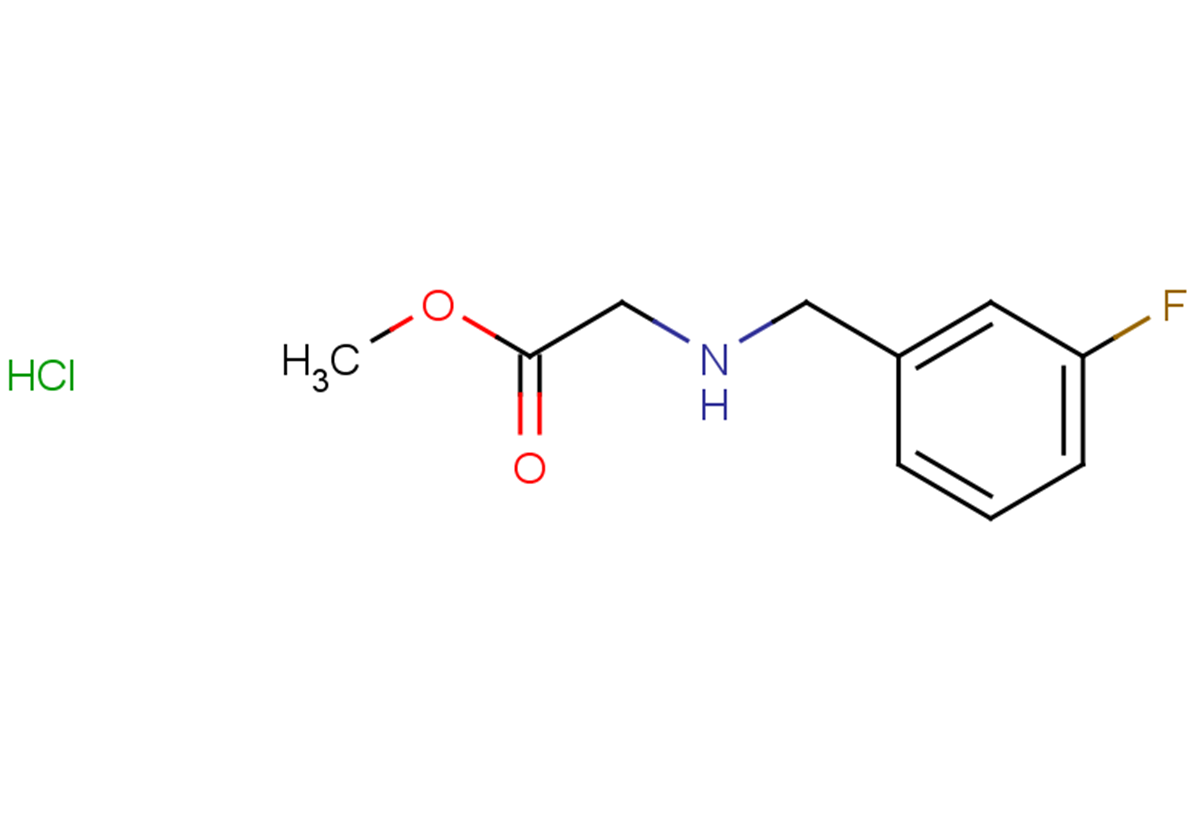 methyl 2-{[(3-fluorophenyl)methyl]amino}acetate hydrochloride