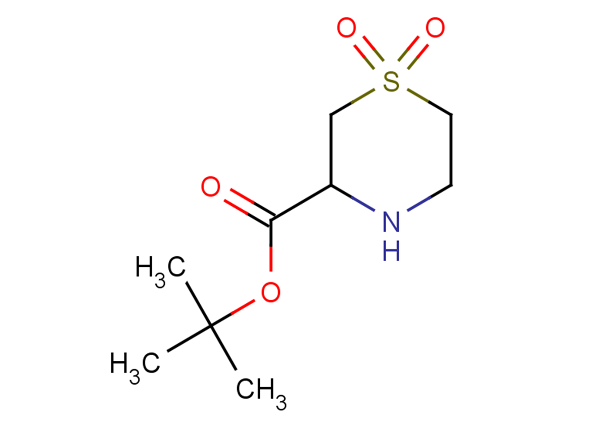 tert-butyl 1,1-dioxo-1$l^{6},4-thiomorpholine-3-carboxylate
