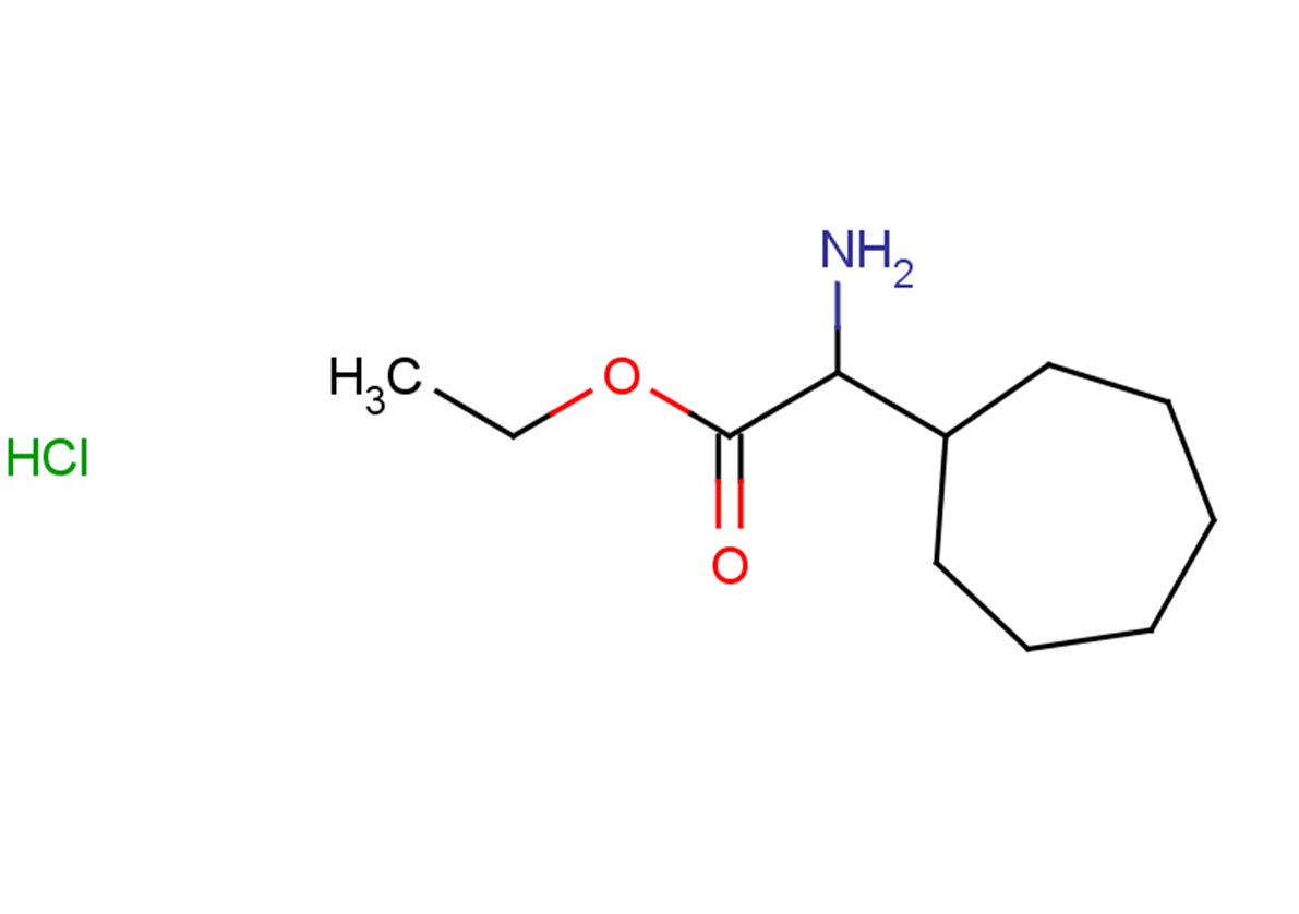 ethyl 2-amino-2-cycloheptylacetate hydrochloride