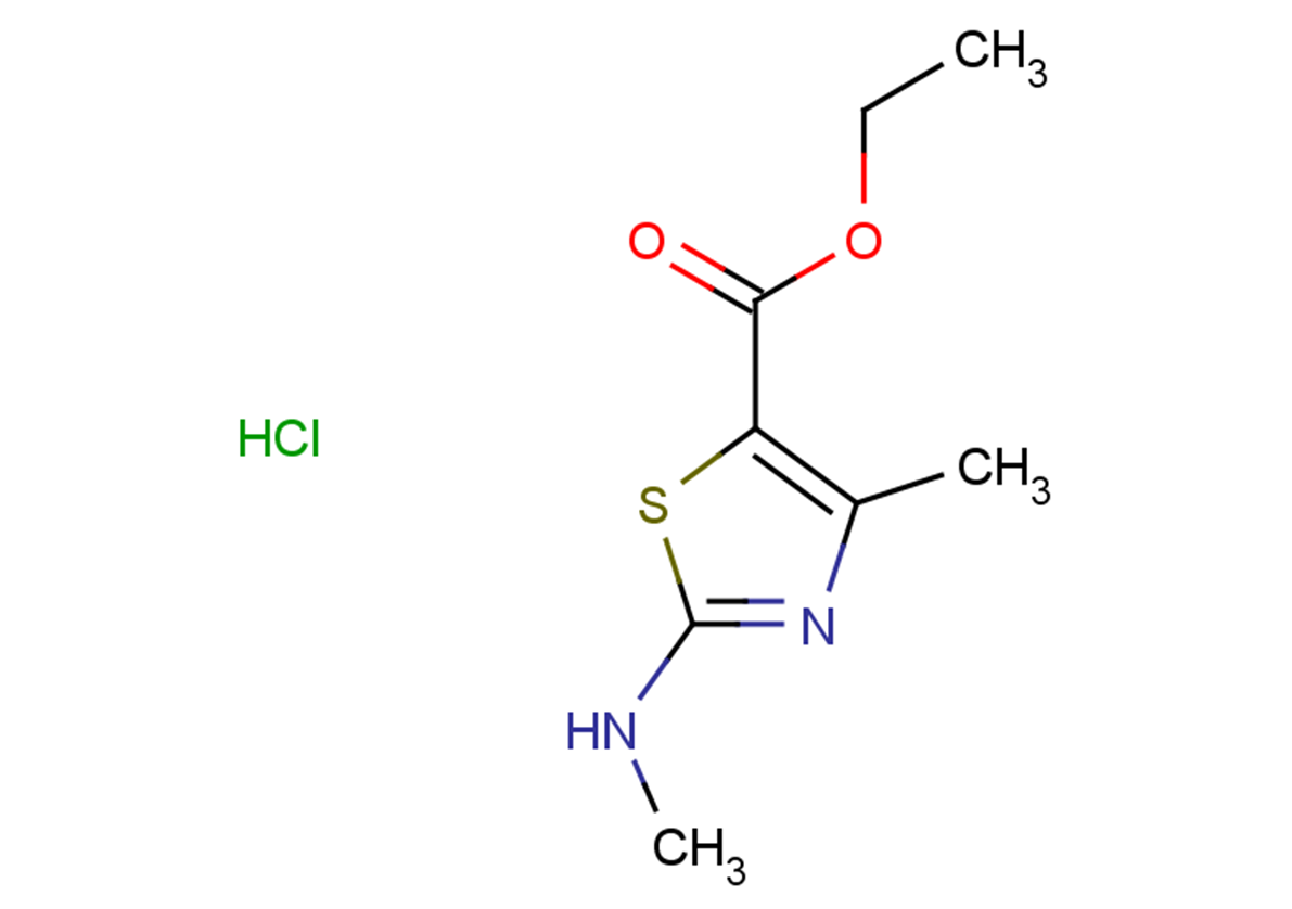 ethyl 4-methyl-2-(methylamino)-1,3-thiazole-5-carboxylate hydrochloride