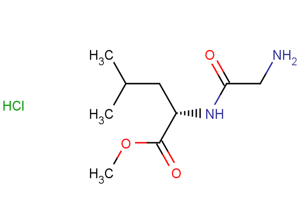 methyl (2S)-2-(2-aminoacetamido)-4-methylpentanoate hydrochloride
