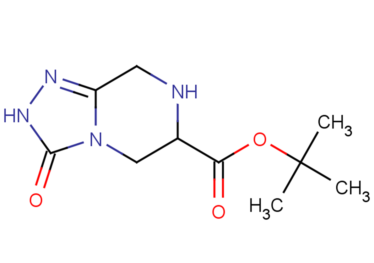 tert-butyl 3-oxo-2H,3H,5H,6H,7H,8H-[1,2,4]triazolo[4,3-a]piperazine-6-carboxylate