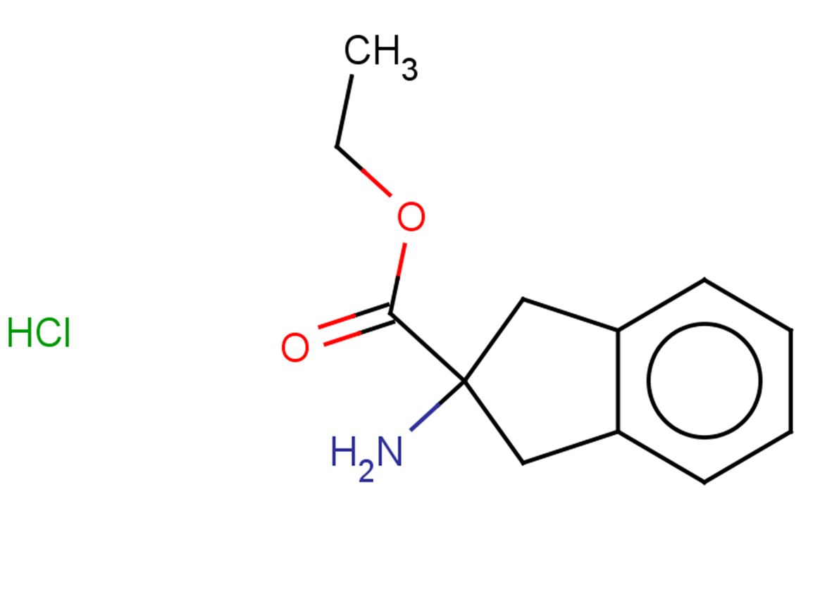 ethyl 2-amino-2,3-dihydro-1H-indene-2-carboxylate hydrochloride