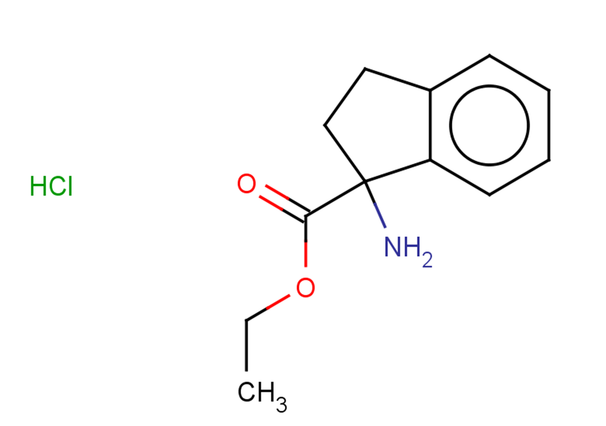 ethyl 1-amino-2,3-dihydro-1H-indene-1-carboxylate hydrochloride