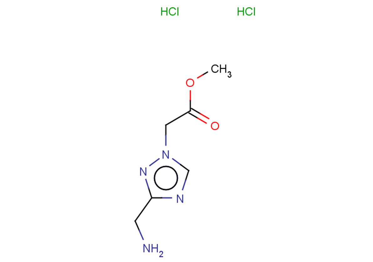 methyl 2-[3-(aminomethyl)-1H-1,2,4-triazol-1-yl]acetate dihydrochloride