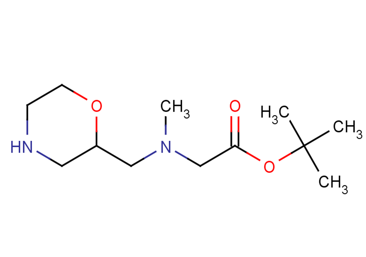 tert-butyl 2-[methyl(morpholin-2-ylmethyl)amino]acetate