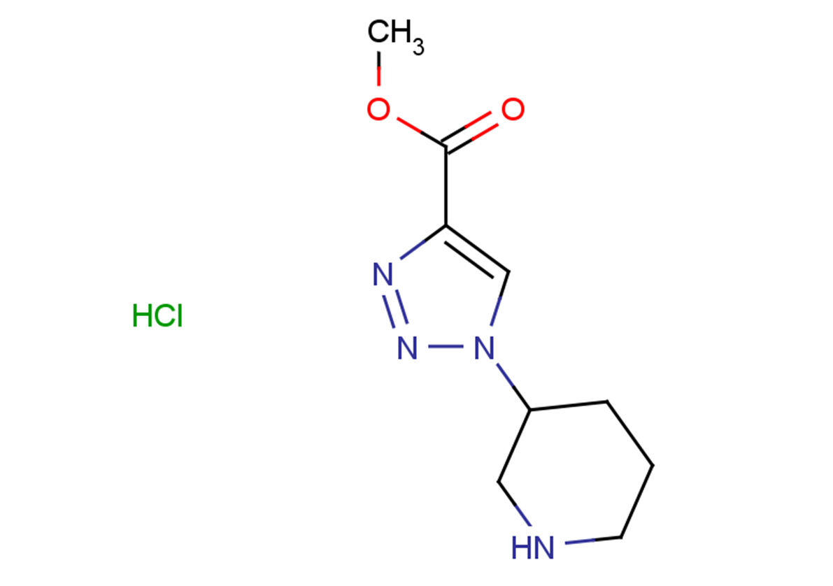 methyl 1-(piperidin-3-yl)-1H-1,2,3-triazole-4-carboxylate hydrochloride