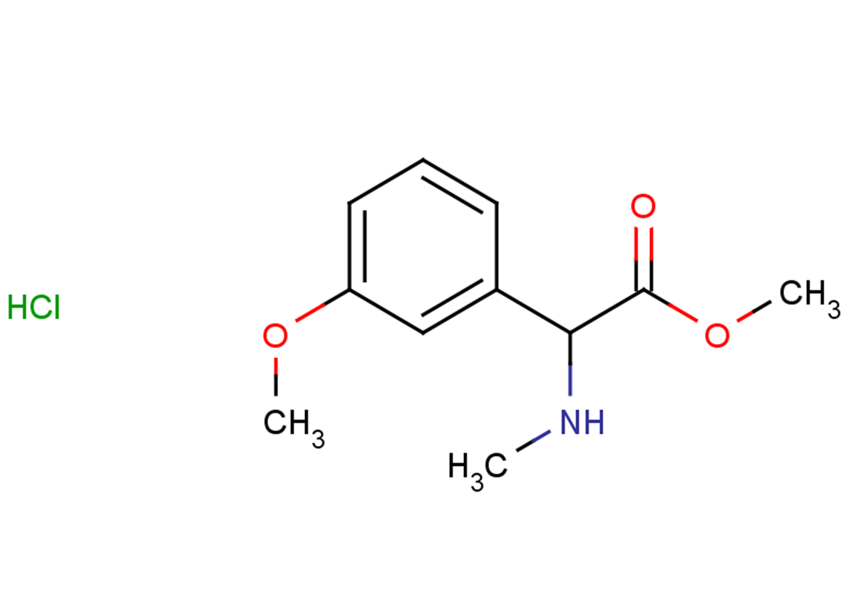 methyl 2-(3-methoxyphenyl)-2-(methylamino)acetate hydrochloride