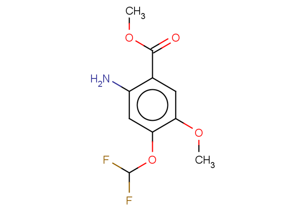 methyl 2-amino-4-(difluoromethoxy)-5-methoxybenzoate