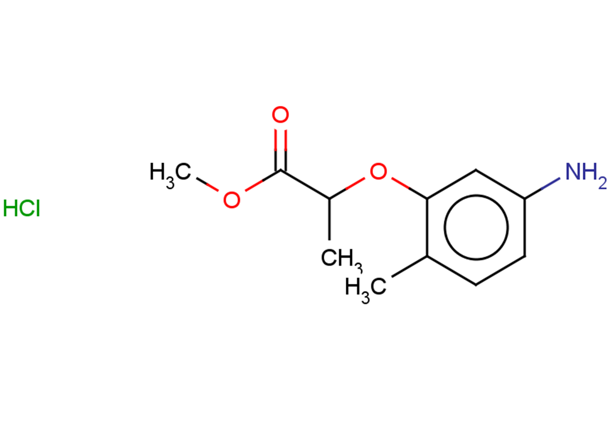 methyl 2-(5-amino-2-methylphenoxy)propanoate hydrochloride
