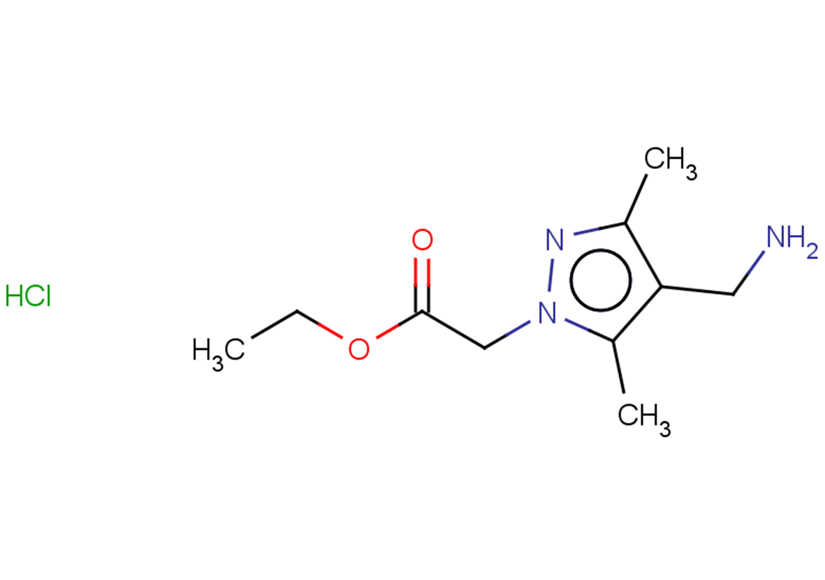 ethyl 2-[4-(aminomethyl)-3,5-dimethyl-1H-pyrazol-1-yl]acetate hydrochloride