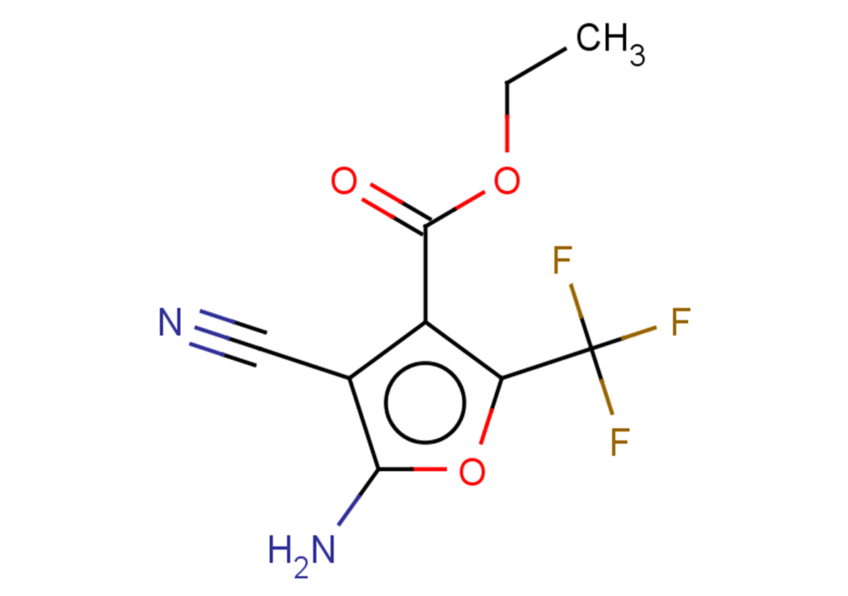 ethyl 5-amino-4-cyano-2-(trifluoromethyl)furan-3-carboxylate