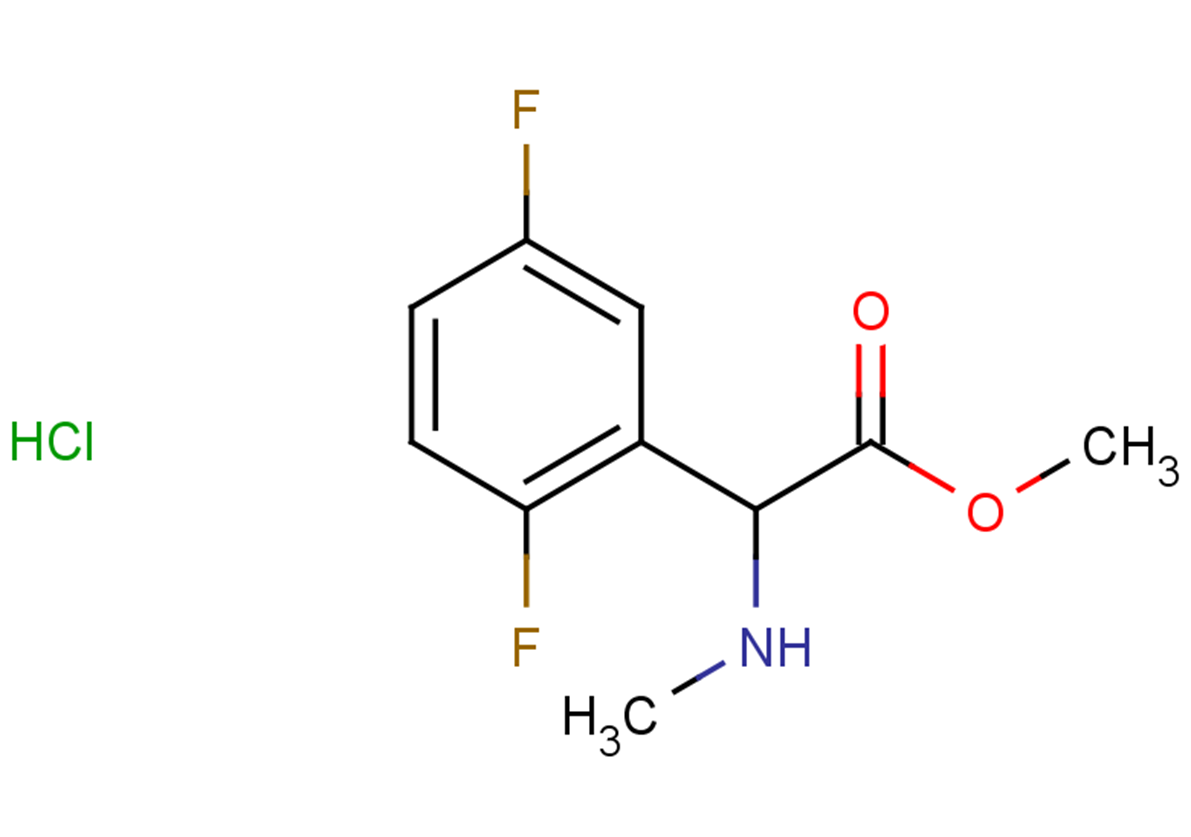 methyl 2-(2,5-difluorophenyl)-2-(methylamino)acetate hydrochloride