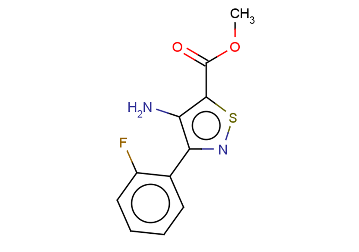 methyl 4-amino-3-(2-fluorophenyl)-1,2-thiazole-5-carboxylate