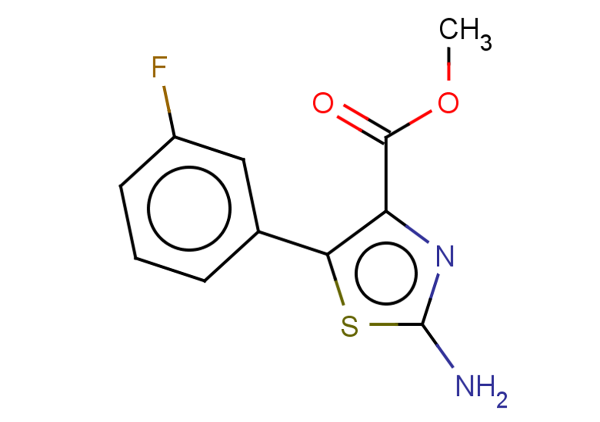 methyl 2-amino-5-(3-fluorophenyl)-1,3-thiazole-4-carboxylate