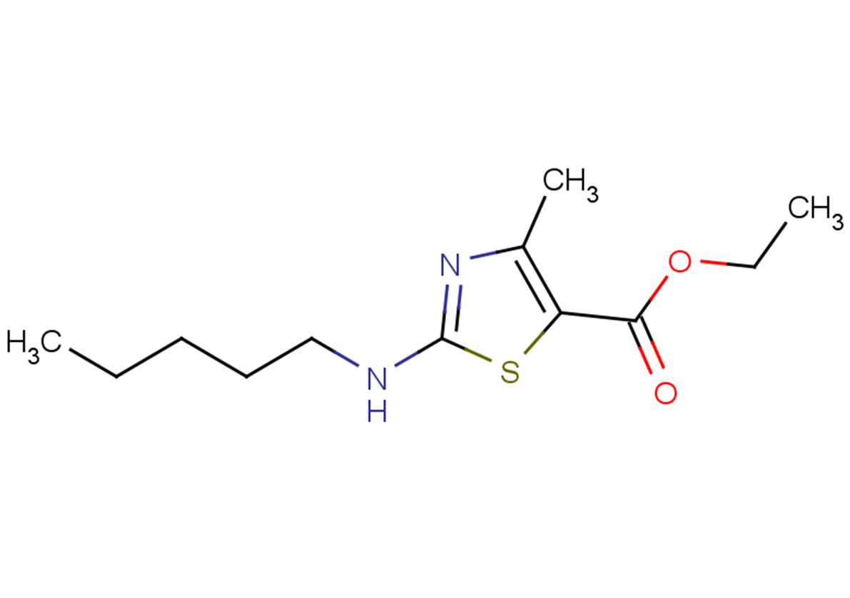ethyl 4-methyl-2-(pentylamino)-1,3-thiazole-5-carboxylate