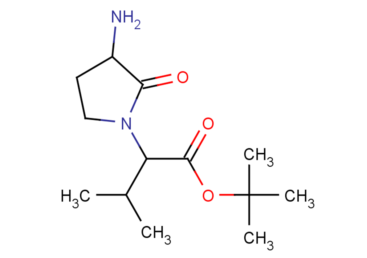 tert-butyl 2-(3-amino-2-oxopyrrolidin-1-yl)-3-methylbutanoate
