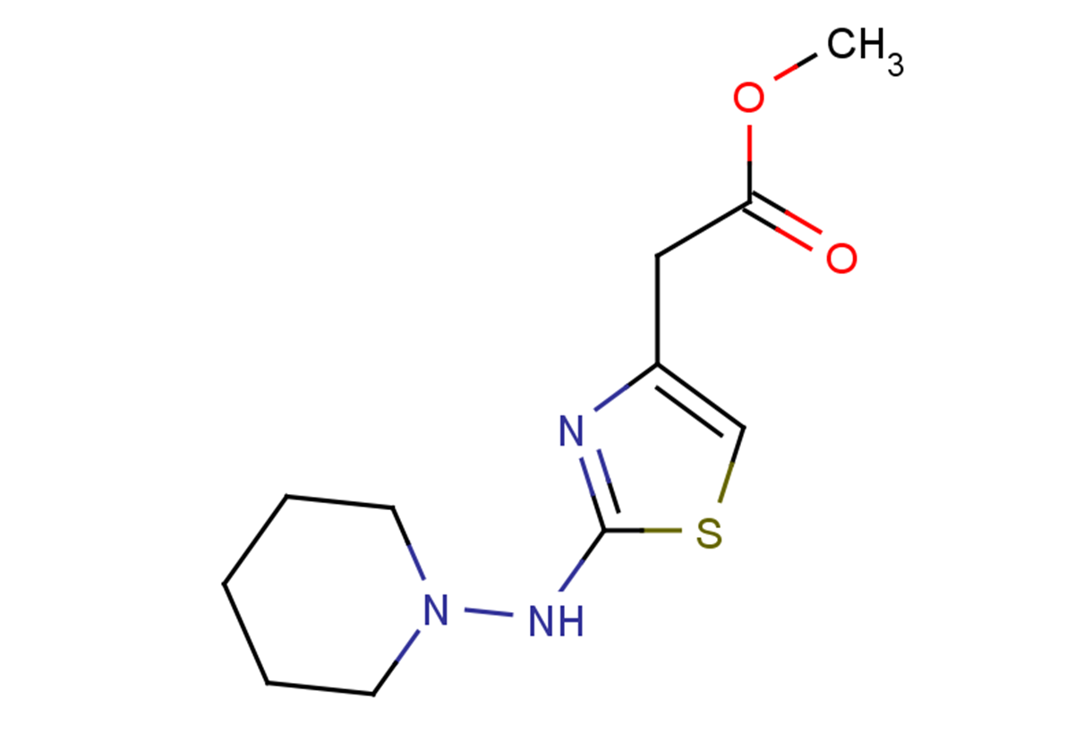 methyl 2-[2-(piperidin-1-ylamino)-1,3-thiazol-4-yl]acetate