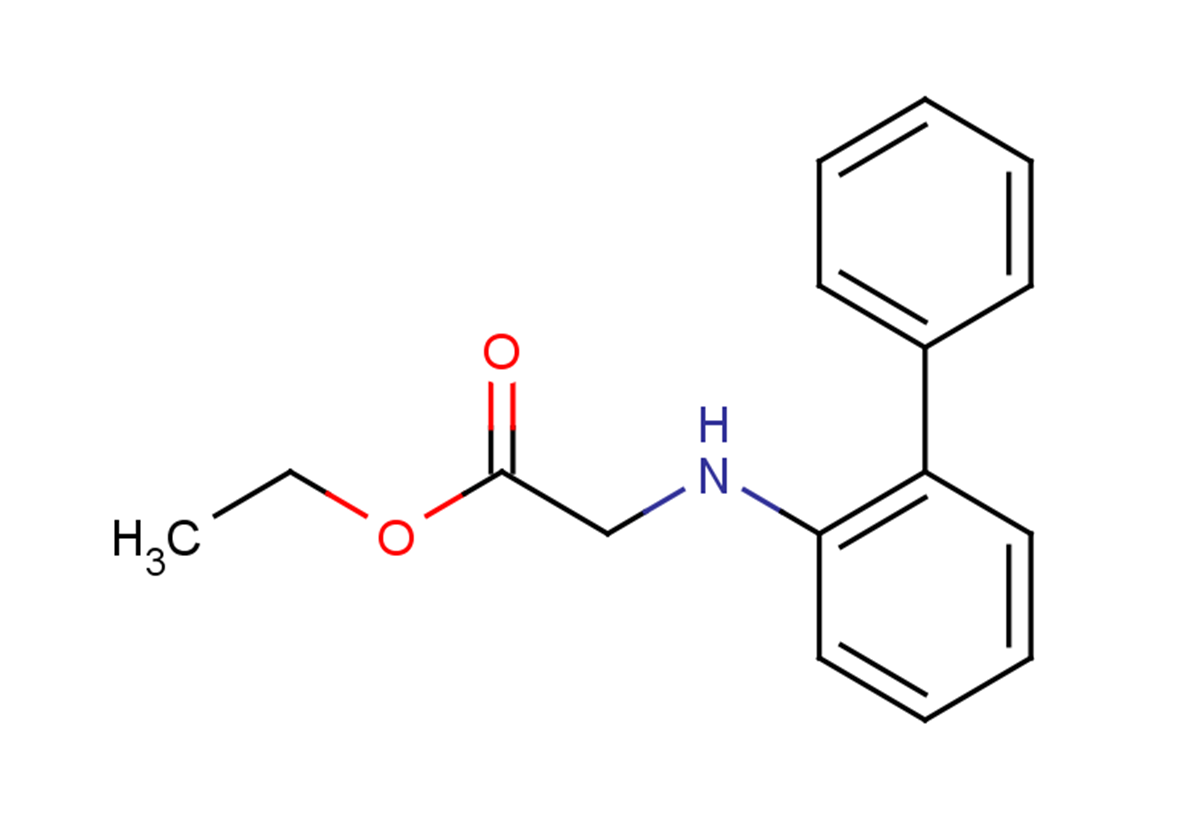 ethyl 2-[(2-phenylphenyl)amino]acetate