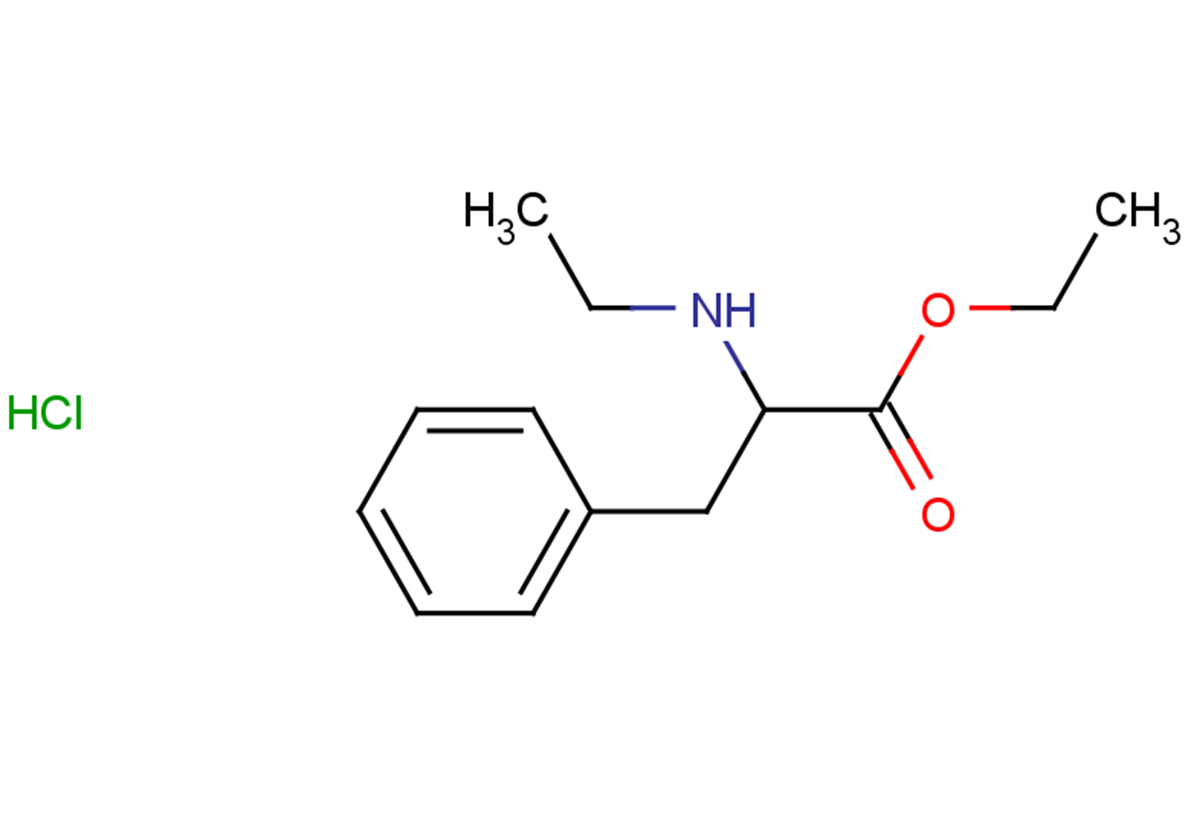 ethyl 2-(ethylamino)-3-phenylpropanoate hydrochloride