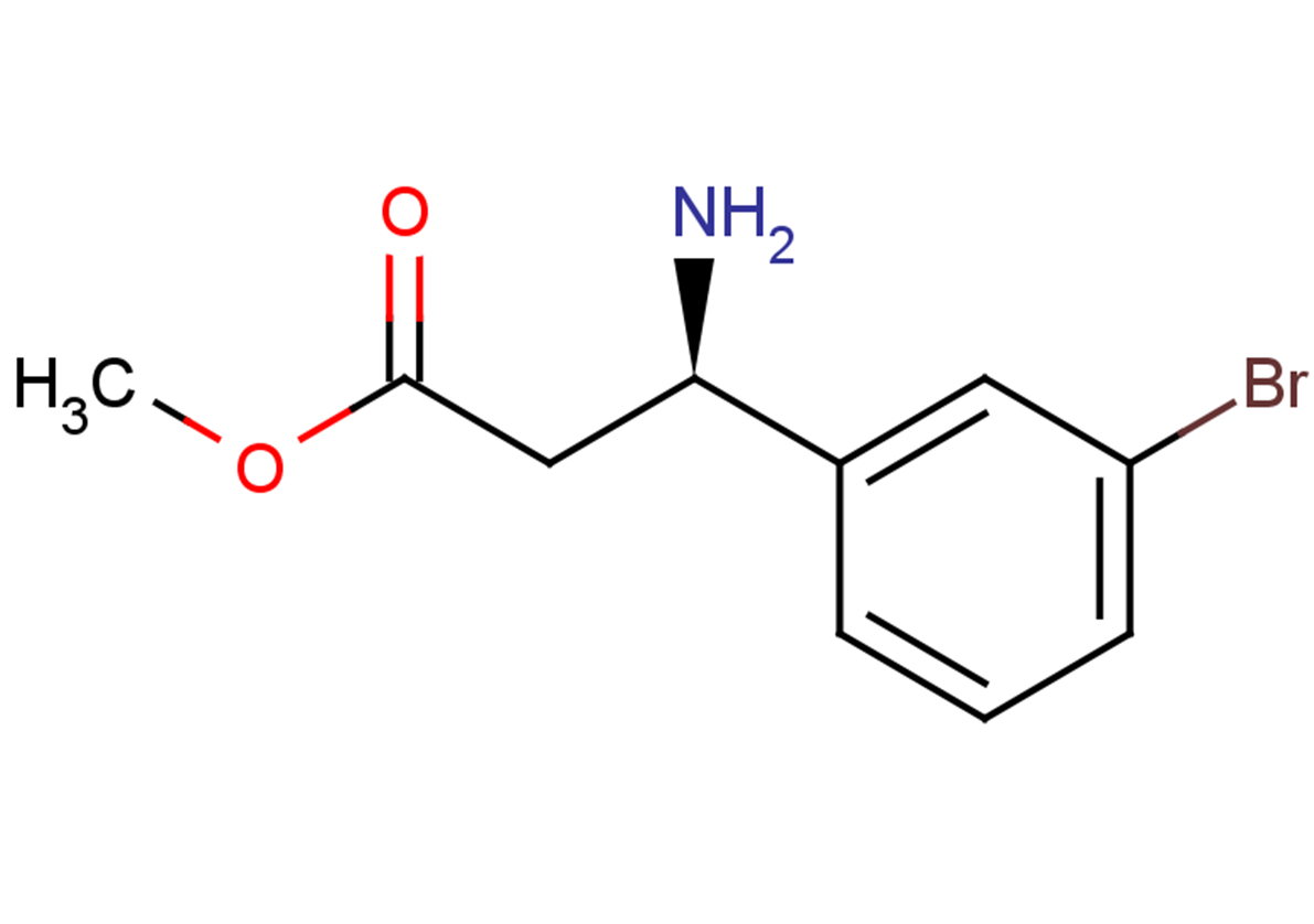 methyl (3R)-3-amino-3-(3-bromophenyl)propanoate