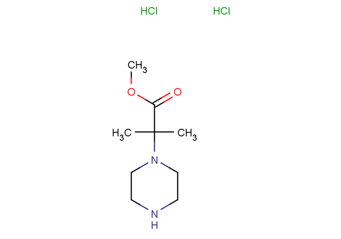 methyl 2-methyl-2-(piperazin-1-yl)propanoate dihydrochloride