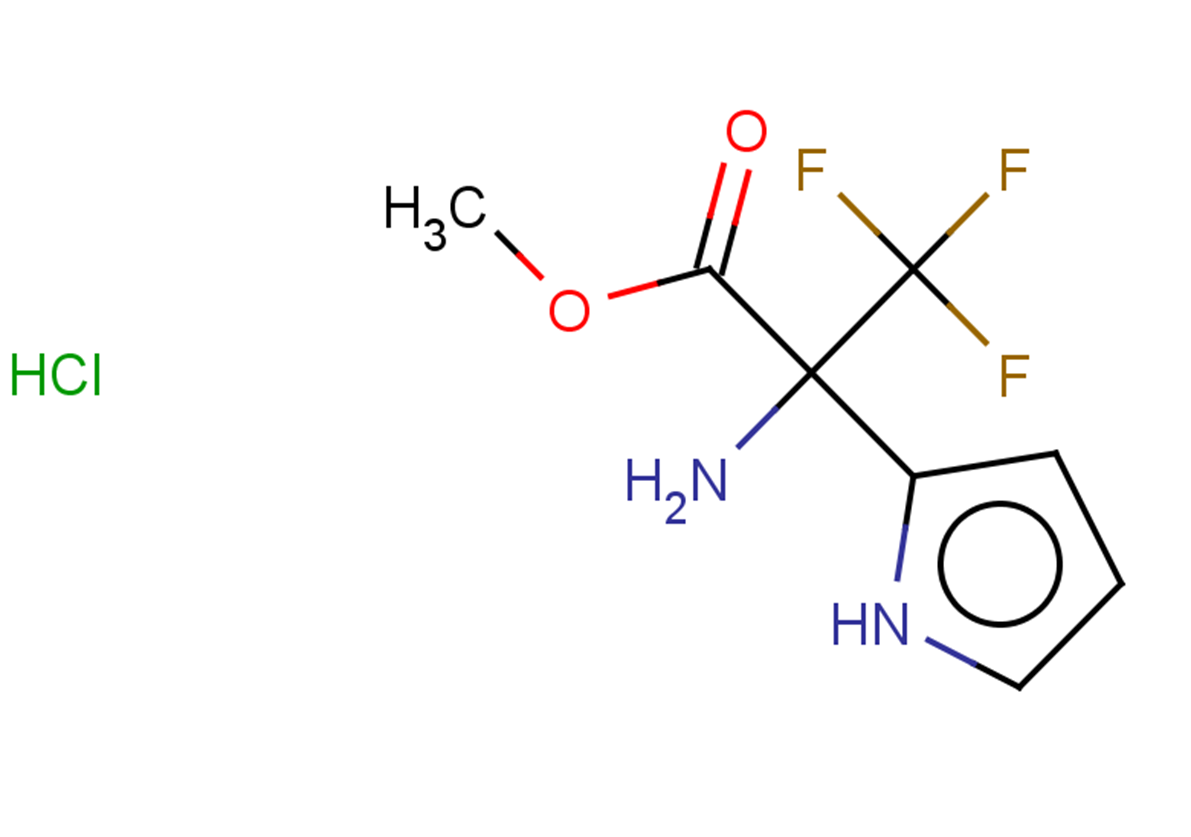 methyl 2-amino-3,3,3-trifluoro-2-(1H-pyrrol-2-yl)propanoate hydrochloride
