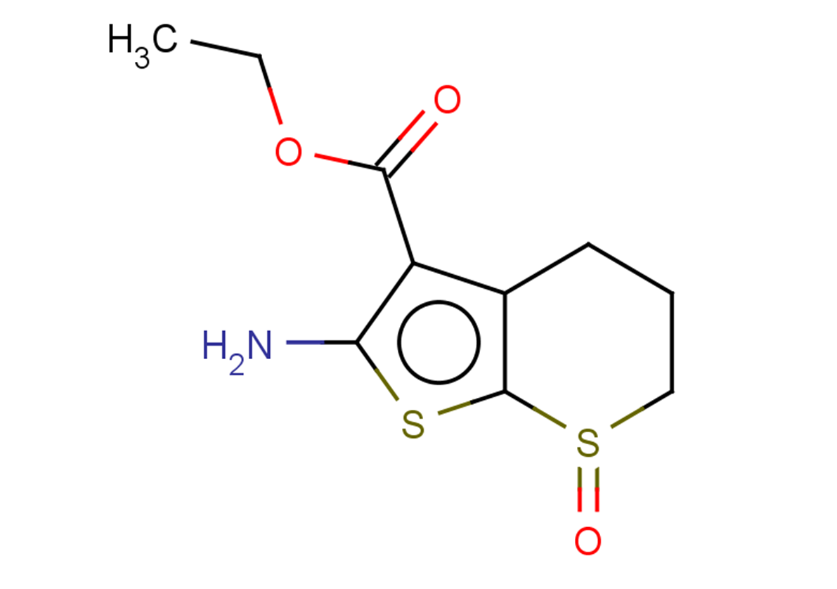 ethyl 6-amino-1-oxo-2H,3H,4H-1$l^{4},7-thieno[2,3-b]thiopyran-5-carboxylate