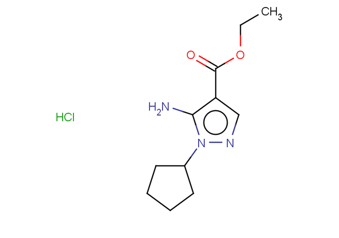 ethyl 5-amino-1-cyclopentyl-1H-pyrazole-4-carboxylate hydrochloride
