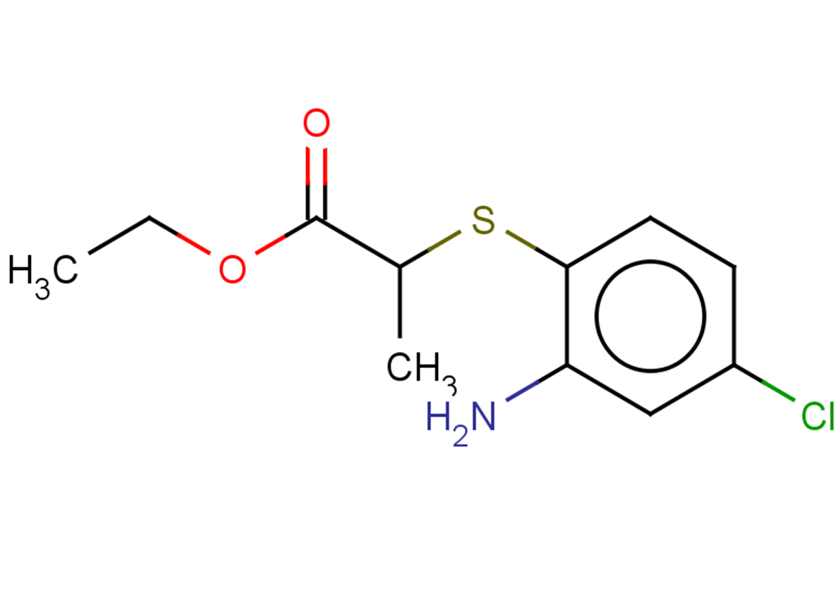 ethyl 2-[(2-amino-4-chlorophenyl)sulfanyl]propanoate