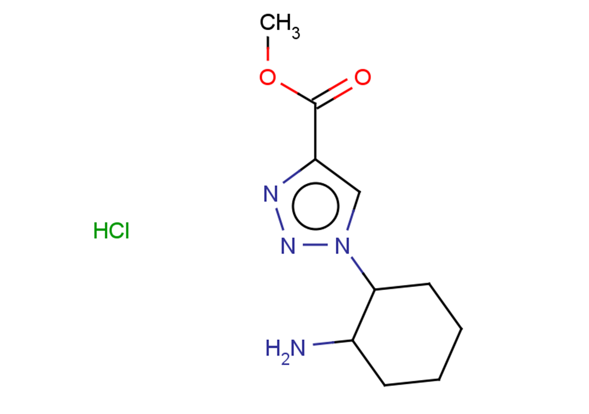methyl 1-(2-aminocyclohexyl)-1H-1,2,3-triazole-4-carboxylate hydrochloride