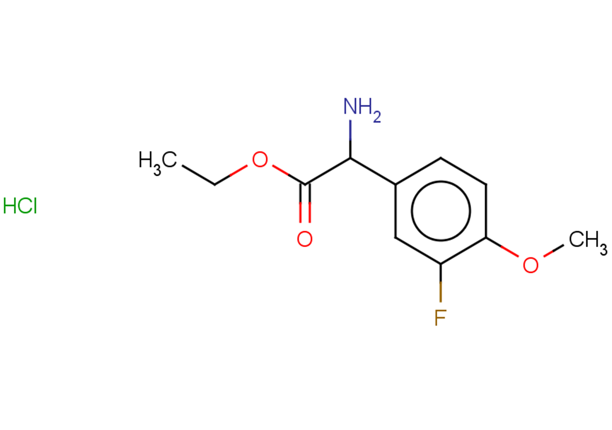 ethyl 2-amino-2-(3-fluoro-4-methoxyphenyl)acetate hydrochloride