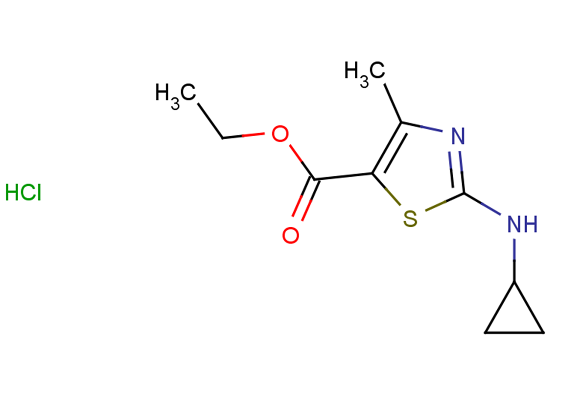 ethyl 2-(cyclopropylamino)-4-methyl-1,3-thiazole-5-carboxylate hydrochloride