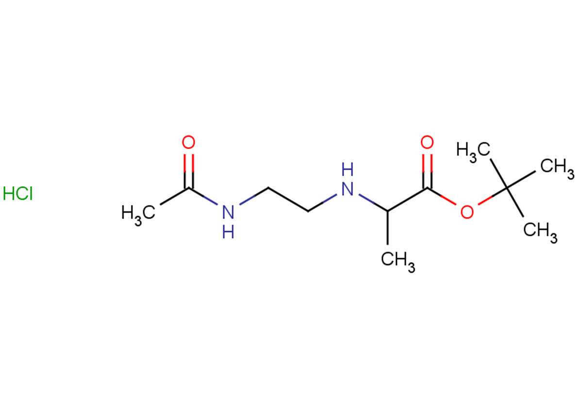 tert-butyl 2-[(2-acetamidoethyl)amino]propanoate hydrochloride