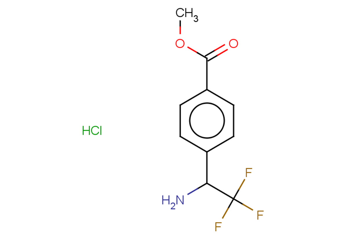 methyl 4-(1-amino-2,2,2-trifluoroethyl)benzoate hydrochloride