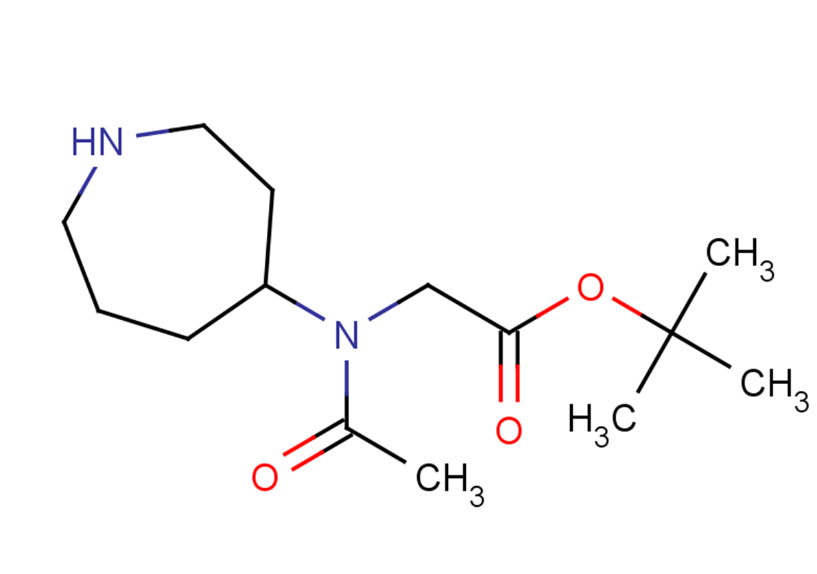tert-butyl 2-[N-(azepan-4-yl)acetamido]acetate