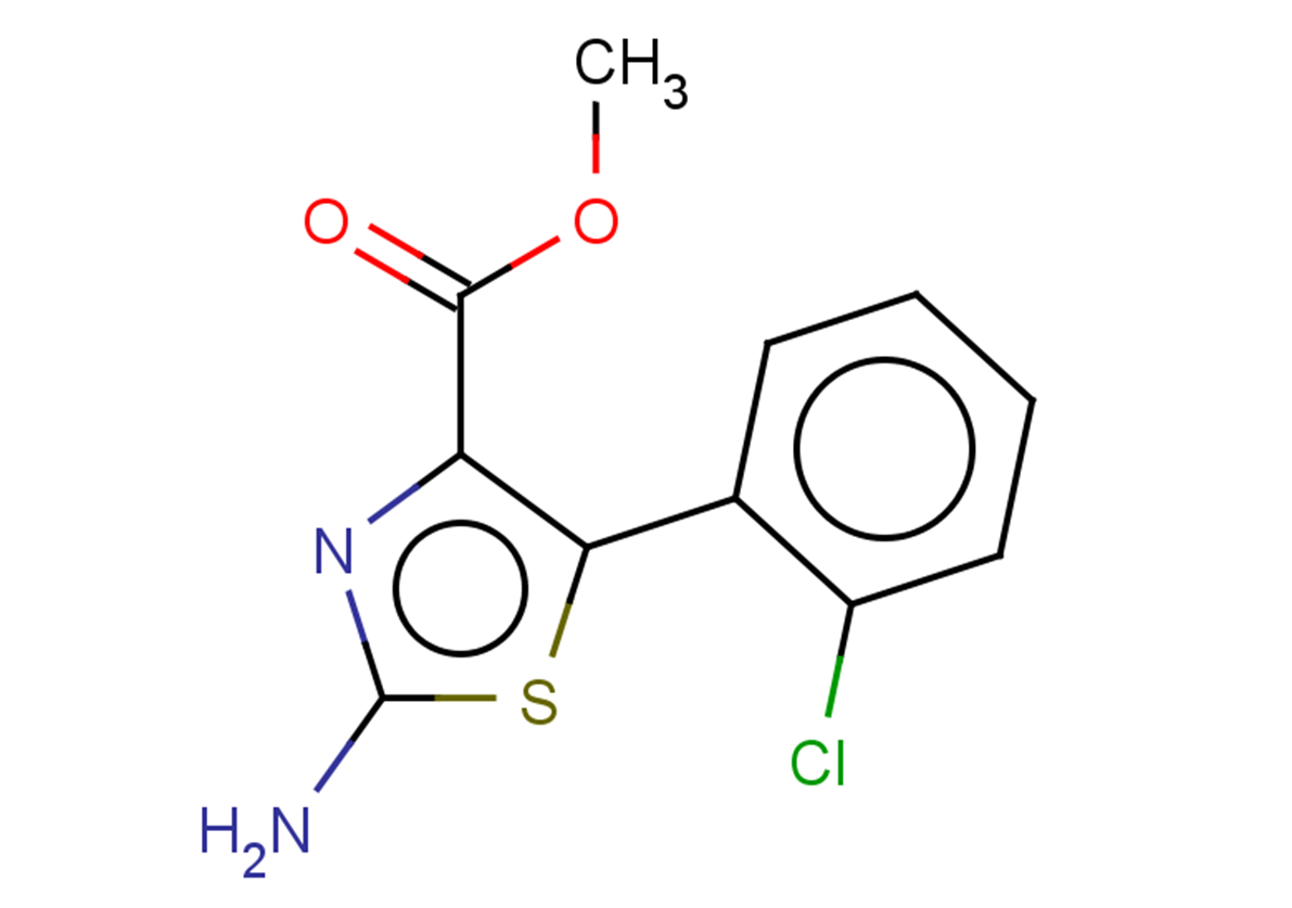 methyl 2-amino-5-(2-chlorophenyl)-1,3-thiazole-4-carboxylate