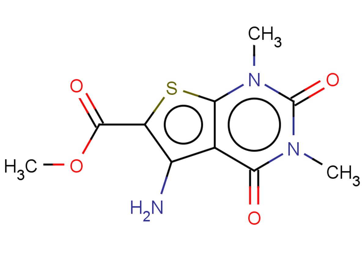methyl 5-amino-1,3-dimethyl-2,4-dioxo-1H,2H,3H,4H-thieno[2,3-d]pyrimidine-6-carboxylate