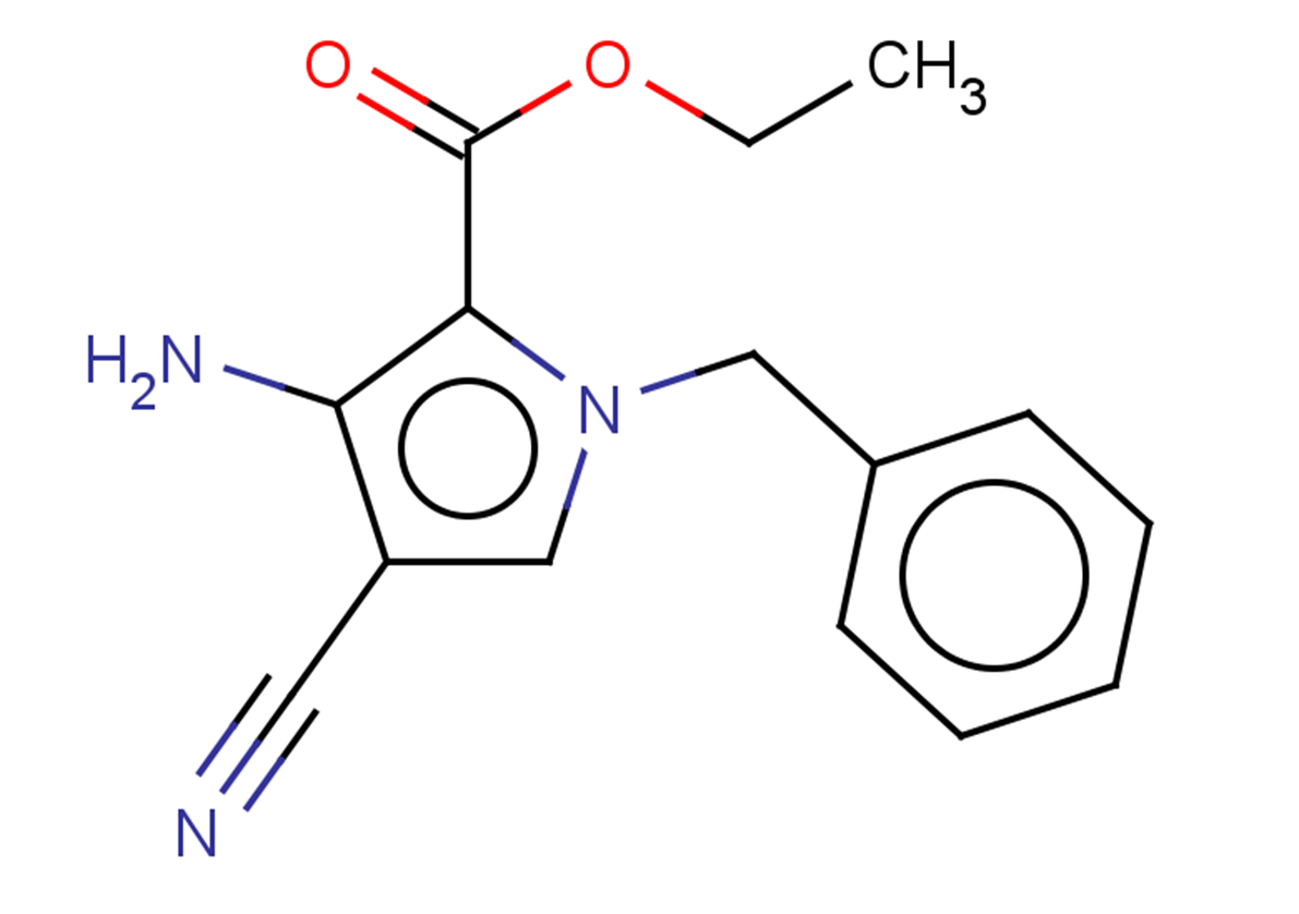 ethyl 3-amino-1-benzyl-4-cyano-1H-pyrrole-2-carboxylate