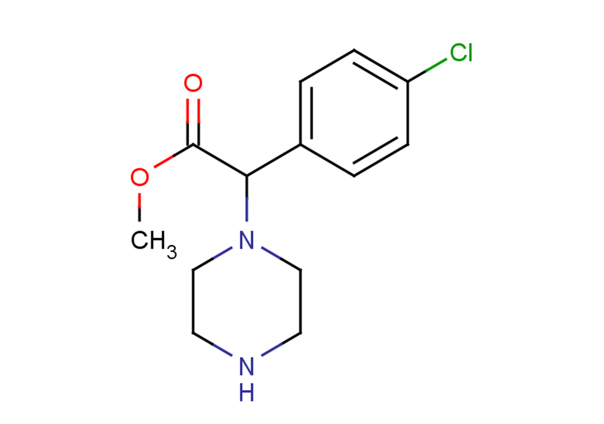 methyl 2-(4-chlorophenyl)-2-(piperazin-1-yl)acetate