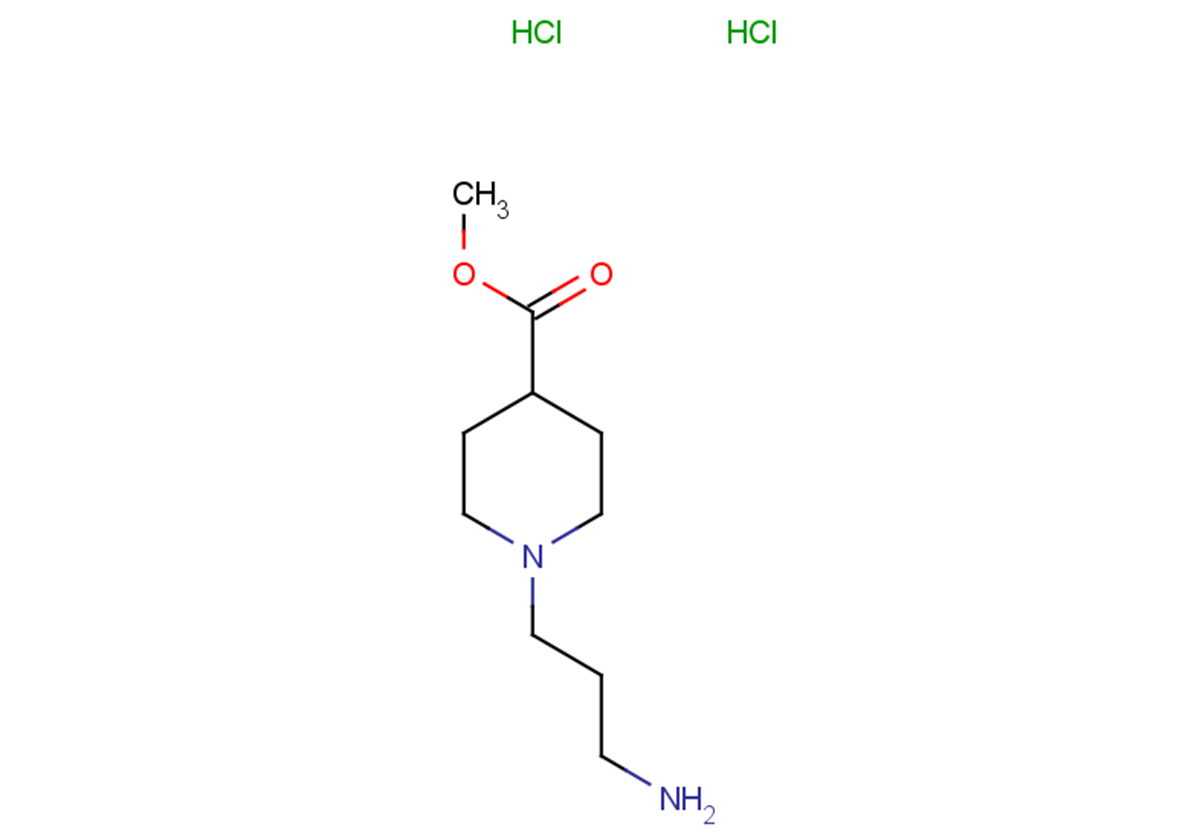 methyl 1-(3-aminopropyl)piperidine-4-carboxylate dihydrochloride