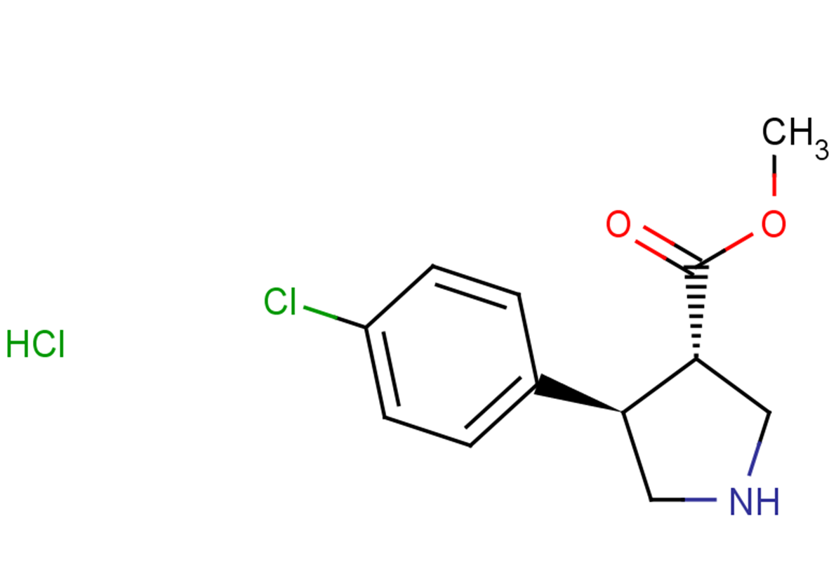 methyl (3S,4R)-4-(4-chlorophenyl)pyrrolidine-3-carboxylate hydrochloride