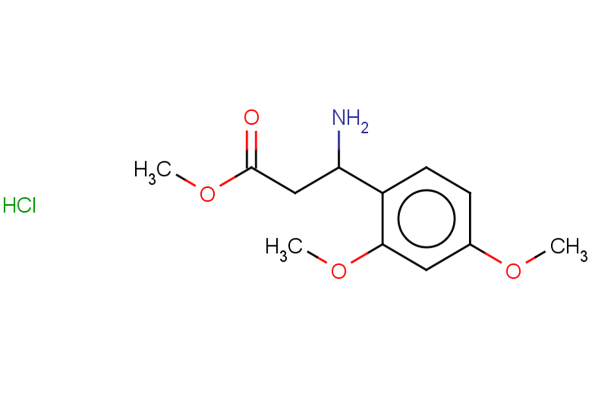 methyl 3-amino-3-(2,4-dimethoxyphenyl)propanoate hydrochloride