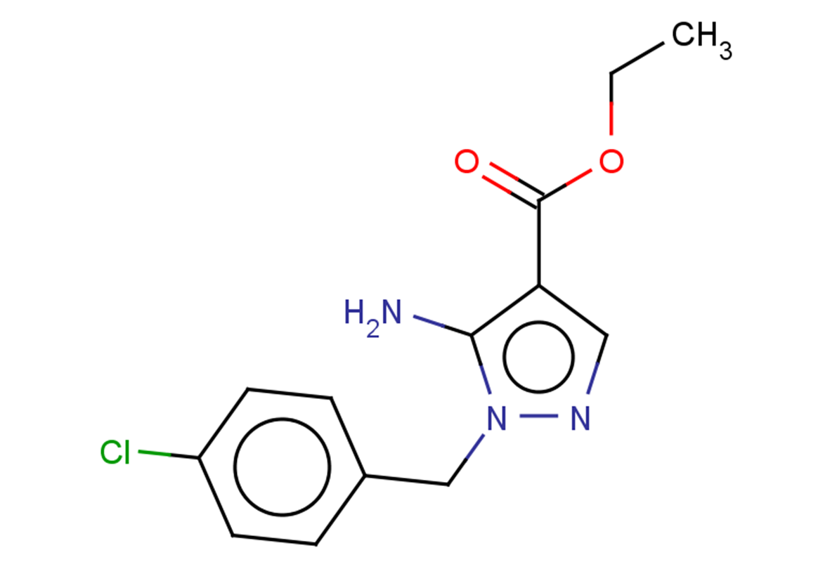 ethyl 5-amino-1-[(4-chlorophenyl)methyl]-1H-pyrazole-4-carboxylate