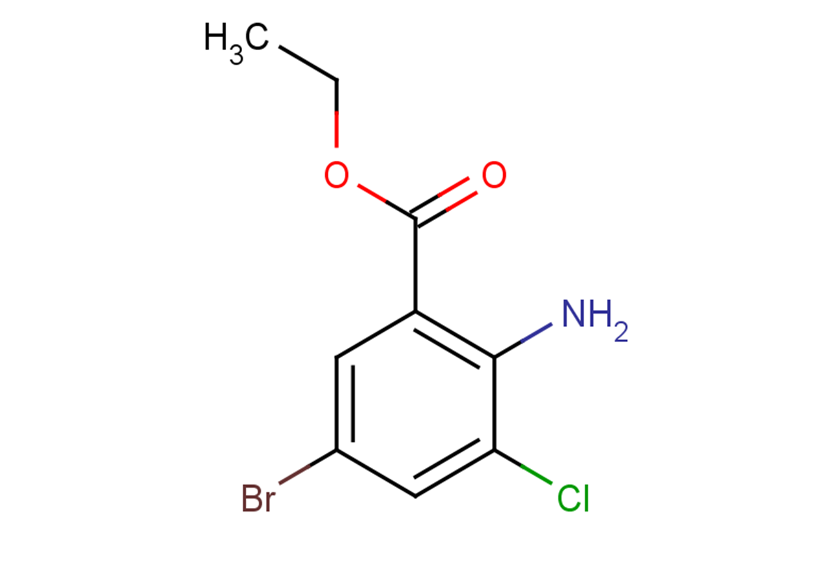 ethyl 2-amino-5-bromo-3-chlorobenzoate