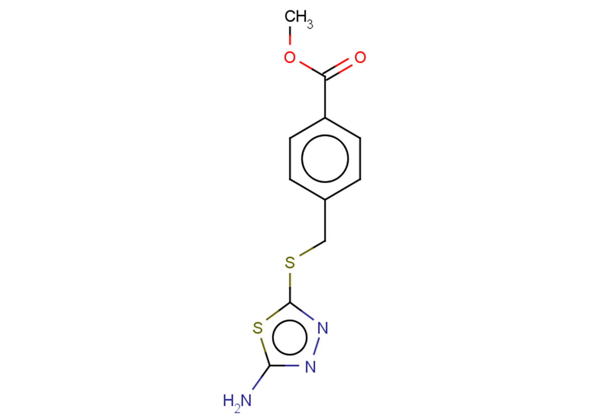 methyl 4-{[(5-amino-1,3,4-thiadiazol-2-yl)sulfanyl]methyl}benzoate
