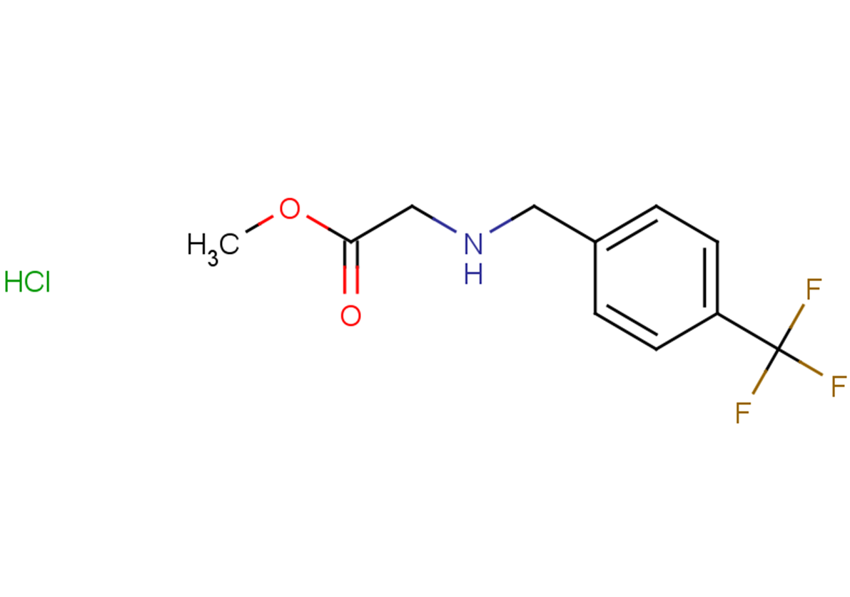 methyl 2-({[4-(trifluoromethyl)phenyl]methyl}amino)acetate hydrochloride