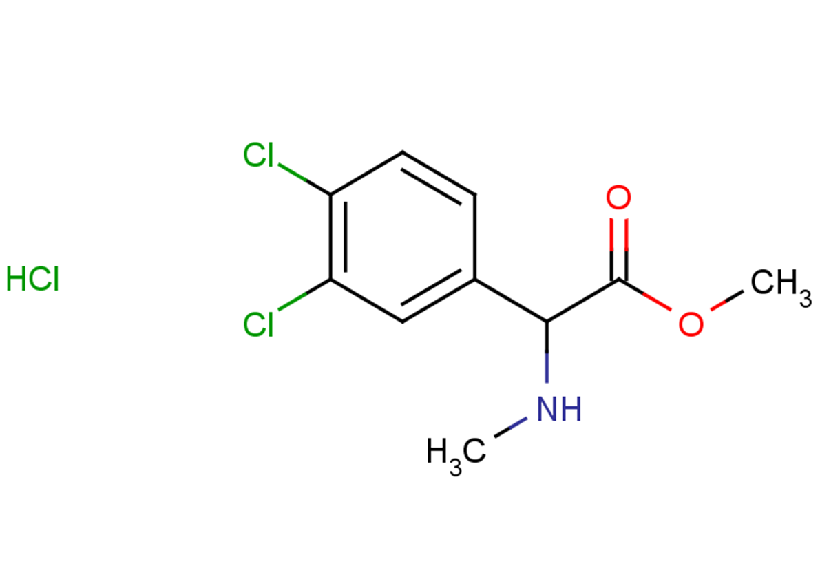 methyl 2-(3,4-dichlorophenyl)-2-(methylamino)acetate hydrochloride