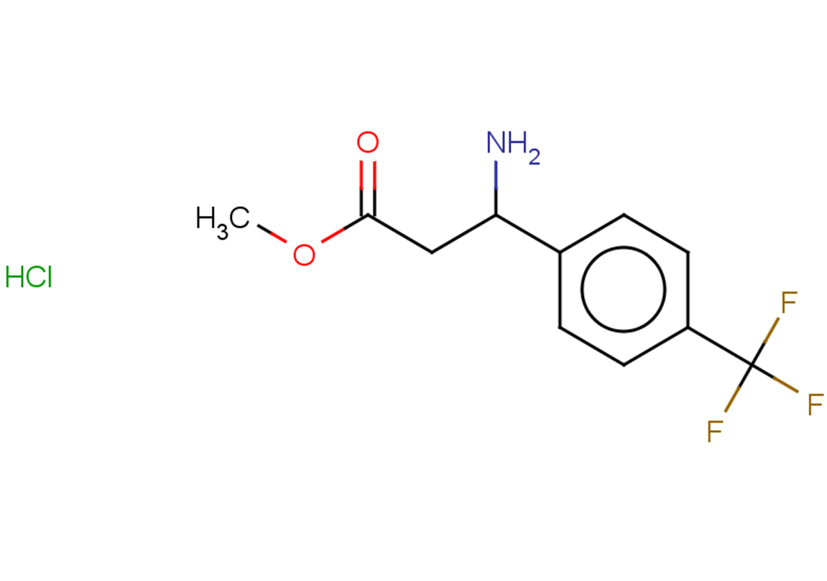 methyl 3-amino-3-[4-(trifluoromethyl)phenyl]propanoate hydrochloride